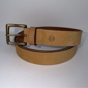 Timberland Men's Icon Nubuck Boot Leather Belt 38mm WHEAT Size 52